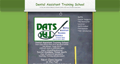Desktop Screenshot of dentalassistingsa.com